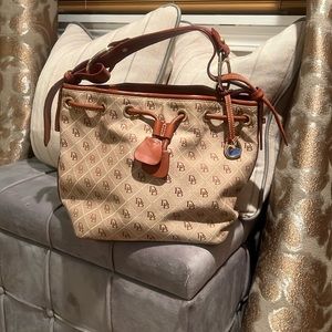 Dooney & Bourke Bucket Monogram Bag
